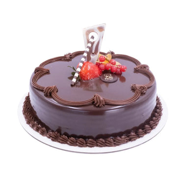 Dark Chocolate Truffle Cake